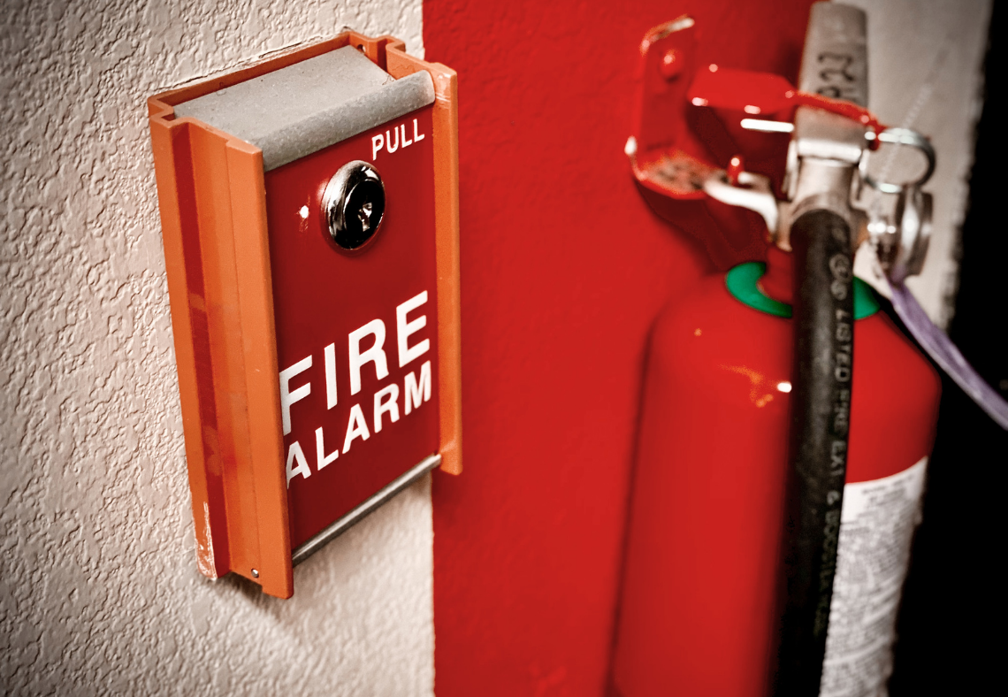 Sikeres tűzjelző rendszer a Noszlopy Centerben